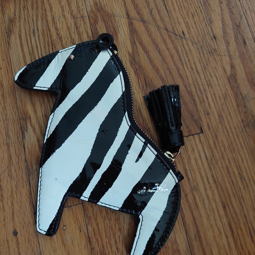 Kate SPADE Vintage Zebra Coin Purse CHANGE POUCH - Picture 5 of 7